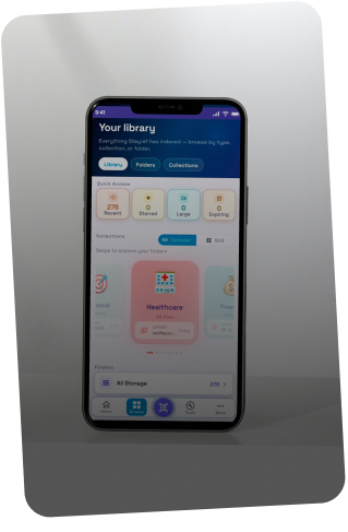 Stayref library on a phone